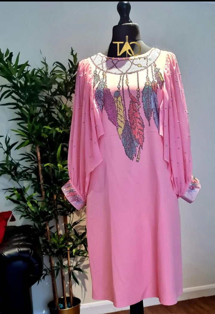 Pink Frontal Dress